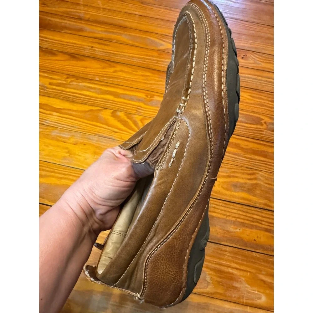 GBX Memory Foam‎ Leather Slip-On Shoes Size 8